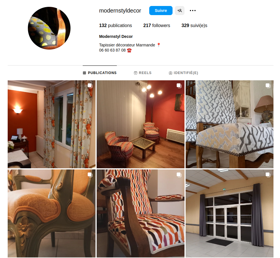 Suivez Modern' Styl Décor sur Instagram
